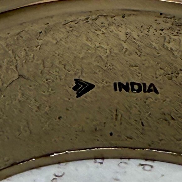 Silpada Wide Elegant Hammered Cuff Bracelet Brass Bronze Wide Designer - Picture 8 of 13